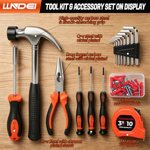 LLNDEI 80pcs Tool Box Set with 3.6V Electric Screwdriver - Image 5