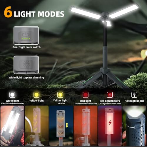 Rechargeable 8000mAh Camping and Work Light | Travel Essentials - Image 4