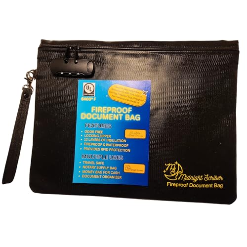 Fireproof Waterproof Document Bag | Travel Document Holder - Image 5