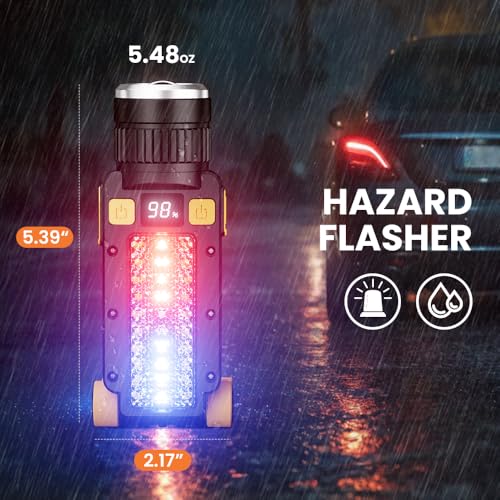 Rechargeable LED Work Light, Magnetic COB Flashlight | Hand Tools - Image 7