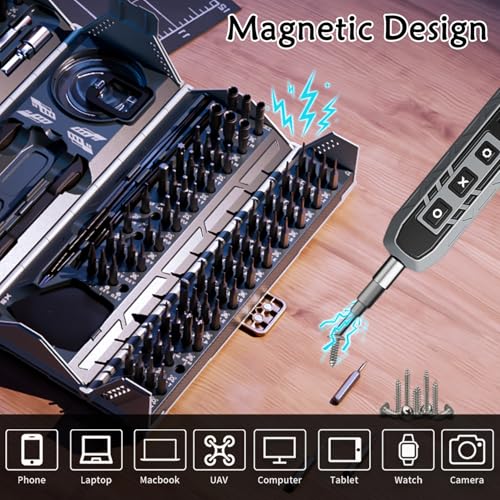 Electric Screwdriver Set, 181 in 1 Cordless Screwdriver - Image 6