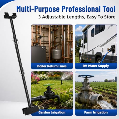 Ball Valve Wrench 3-in-1 Telescopic Water Shut Off Tool | Hand Tools - Image 8