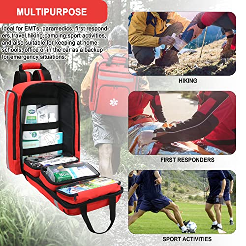 Emergency Medical Backpack,First Aid Bag Empty - Image 7
