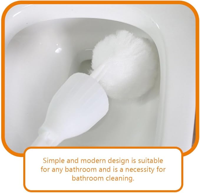 Bathroom Cleaning Brush 15.35 Inch Tub Brush with Ergonomic Handle for Stubborn Stain Removal Toilet Bowl Set of 4