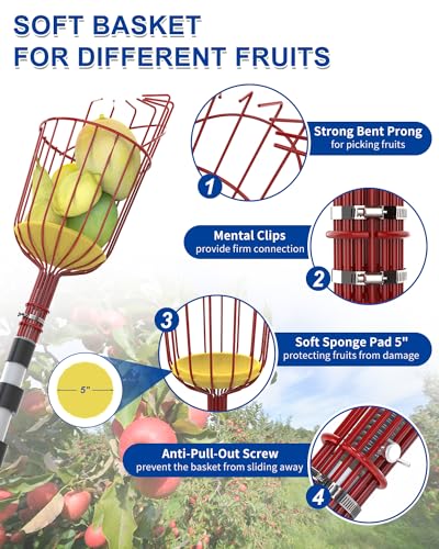 26FT Reach Pole Saw, Telescoping Tree Trimmer with 5-20FT - Image 6