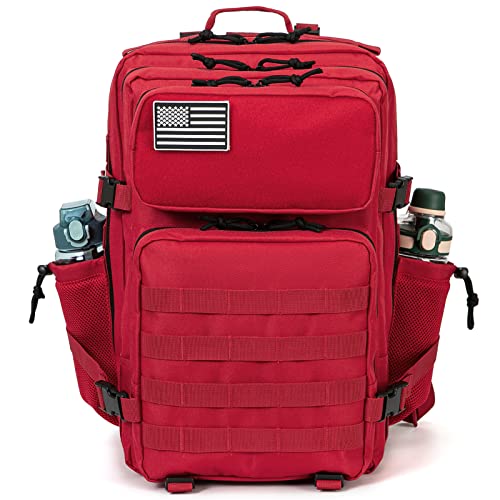 QT&QY 25L/45L Military Tactical Backpack For Men Molle - Image 3