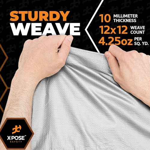 Heavy Duty Poly Tarp - 5' x 7' (2-Pack) - 10 Mil Thick - Image 6