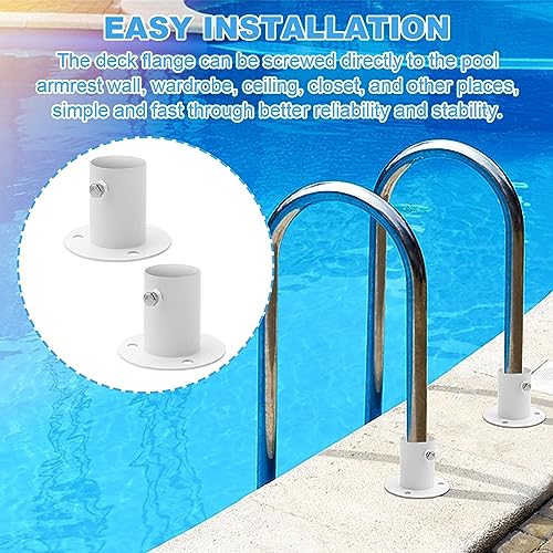 Pool Ladder Brackets Stainless Steel Deck Flanges - Image 6