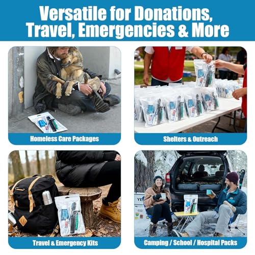 50 Pack homeless care package supplies bulk, 8-in-1 Individually - Image 8