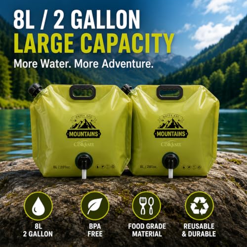 Collapsible Water Container - 8L/2 Gallon Water Jug - Image 3