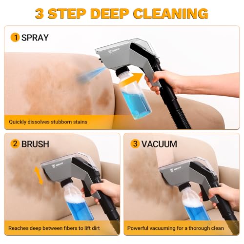 DEKOPRO Shop Vacuum Wet and Dry:4-Gallon 3 Peak HP | Travel Essentials - Image 6