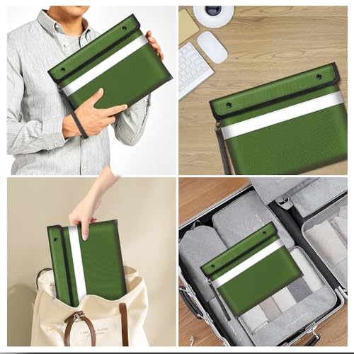 Fireproof Bag Dual Reflective Strips, Waterproof Zipper - Image 3
