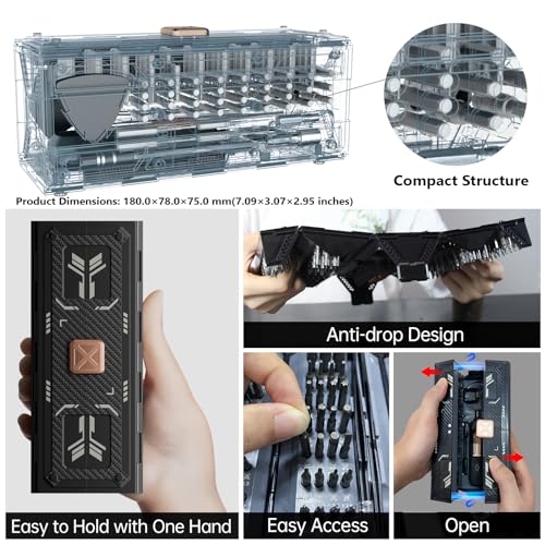Small Electric Screwdriver Set, JAKEMY Smart 3 Torque | Hand Tools - Image 4