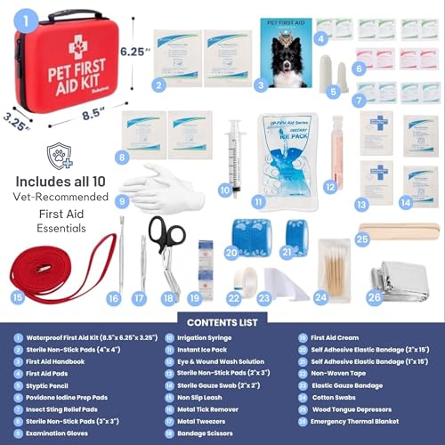 Dog First Aid Kit & Funny Vet Wrap Boys 6-Pack Bandage Bundle - Image 4