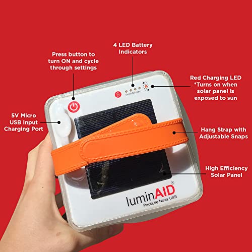 LuminAID Nova Inflatable Solar LED Lantern for Camping - Image 7