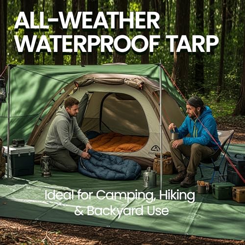 Multi Purpose Tarp 12' x 16' 9-mil Thick Waterproof - Image 8