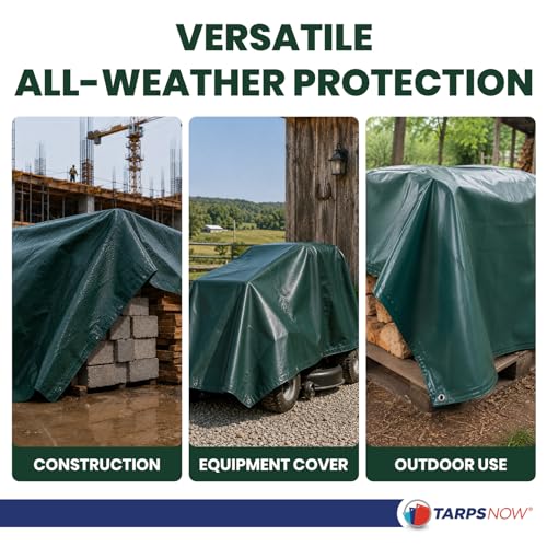 Tarps NowVinyl Tarp with Stainless Steel Grommets, (6' x 8') - Image 5