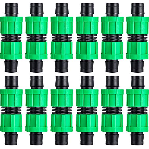 Hotop 12 Pieces 5/8 Drip Irrigation Coupling - Image 2