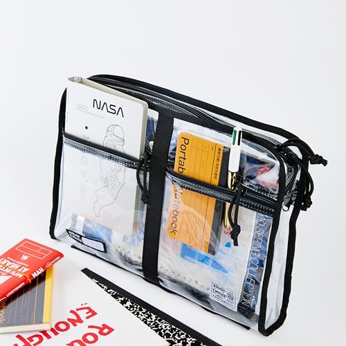 Rough Enough Clear Plastic File Folder, A4 Document Bag - Image 6
