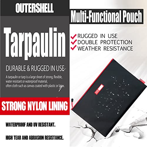 Rough Enough Large Document Bag, Water-Resistant Plastic File - Image 5