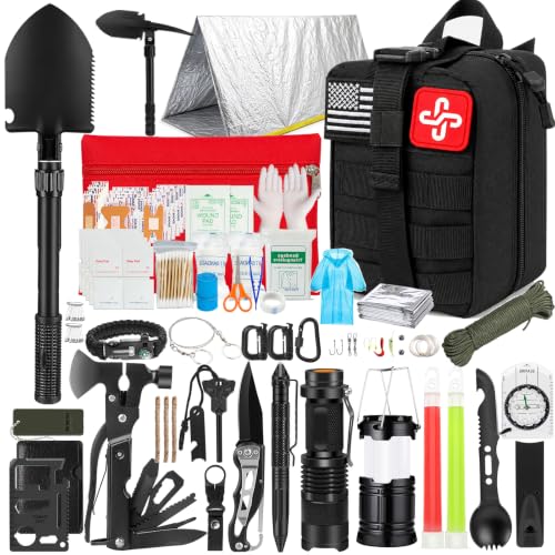 Survival Kit, 250Pcs Survival Gear First Aid Kit with Molle - Image 2
