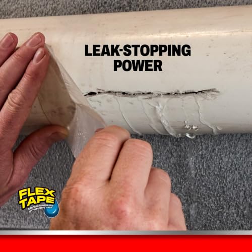 Flex Tape Strong Rubberized Waterproof Tape, Clear - Image 4