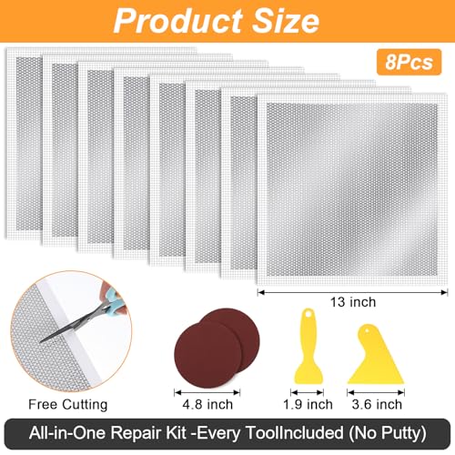 Drywall Repair Kit 13" Drywall Patch Kit Large Hole 8Pcs | Home Repair - Image 3