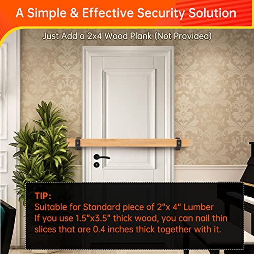 Thickened Door Barricade Bracket for 2X4 Lumber (4PCS) - Image 7