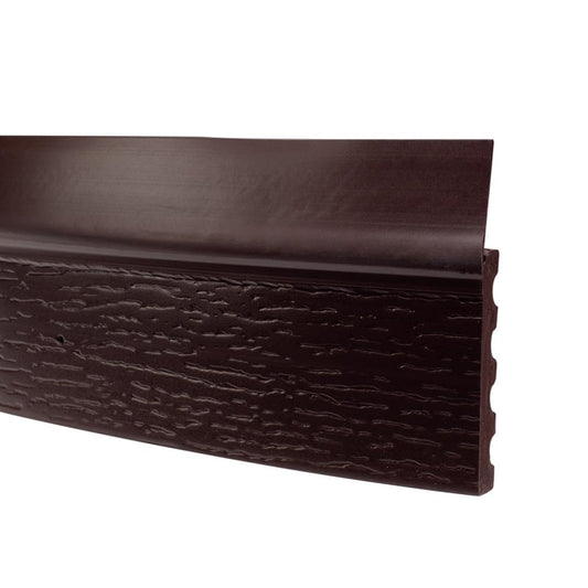 Garage Door Weather Stripping Kit, Brown 34 ft, Made in USA - Image 1