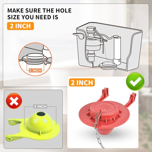 Universal Toilet Repair Kit, Height Adjustable Fill Valve - Image 5
