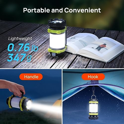 Consciot 2 Pack LED Camping Lantern Flashlight | Travel Essentials - Image 6