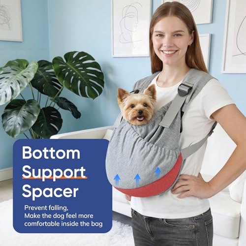 Supet Dog Sling Carrier for Pets, Adjustable Hands Free - Image 6