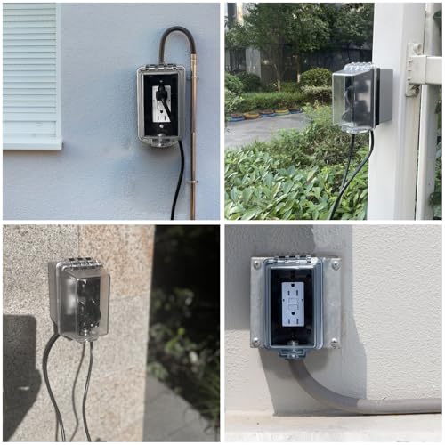 Universal Standard Electrical Outlet Cover with Lock,Fits Most - Image 7