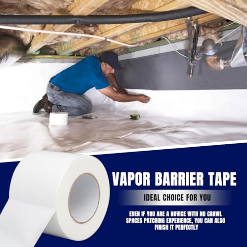 Vapor Barrier Tape, 3" Wide x 180' Long - Image 3