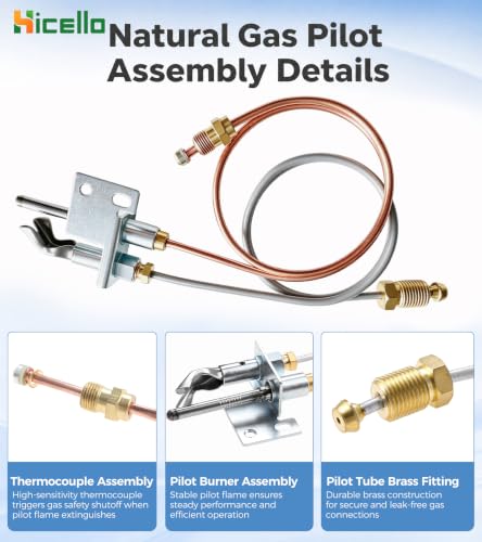 161156 Pilot Burner Assembly Compatible with Suburban SW6P SW10P - Image 5