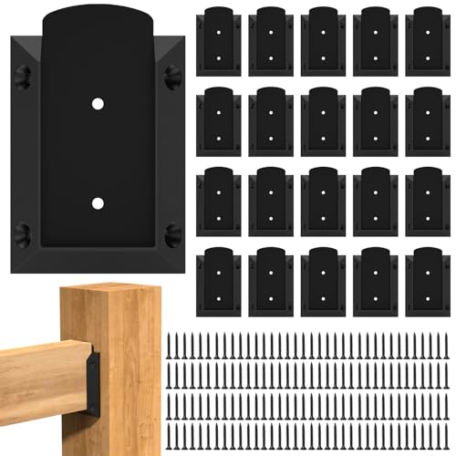 20Pcs 2x4 Deck Railing Bracket Connectors for 1.5"x3.5" - Image 2