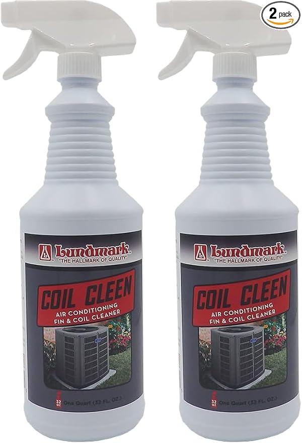 Lundmark Coil Cleen, Air Conditioning Fin & Coil Cleaner, 32-Ounce, 3226F32-6 (Pack of 2)