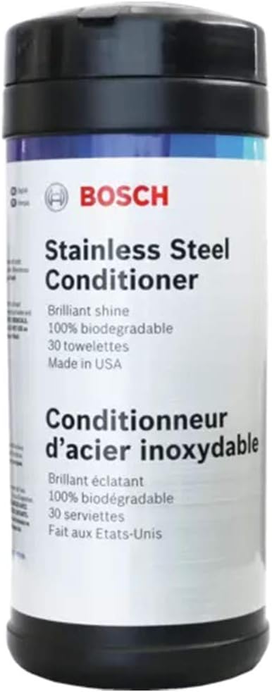 Bosch Stainless Steel Conditioner Wipes - 17002199
