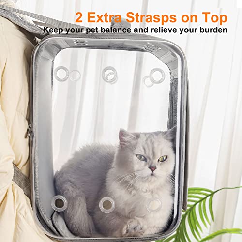 Cat Backpack Carrier Large Pet Backpack Carrier, 17lbs - Image 6