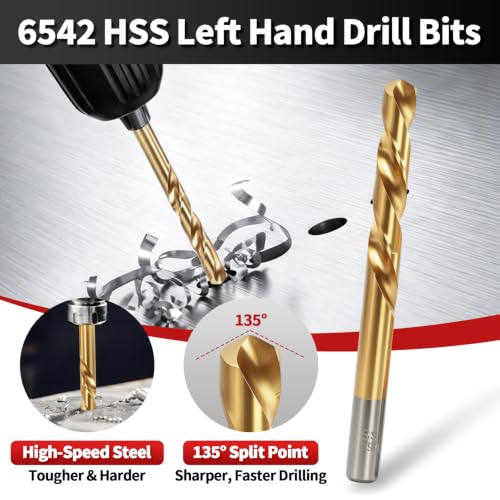 15Pcs Screw Extractor Set and Left Hand Drill Bit Set - Image 5
