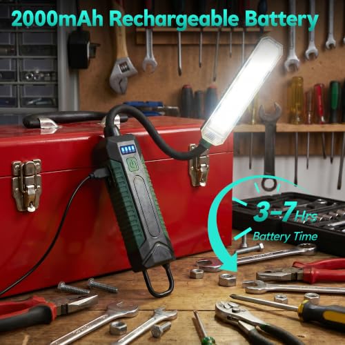 Work Light, Magnetic Work Light with Flexible Gooseneck - Image 6