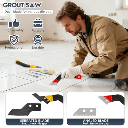 33 Pack Grout Removal Tool Kit, Tile & Caulk Remover | Bathroom Fix - Image 5