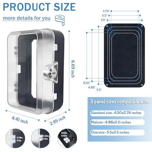 Child Proof Outlet Lock Box with 2 Durable Keys - Heavy | Hand Tools - Image 3