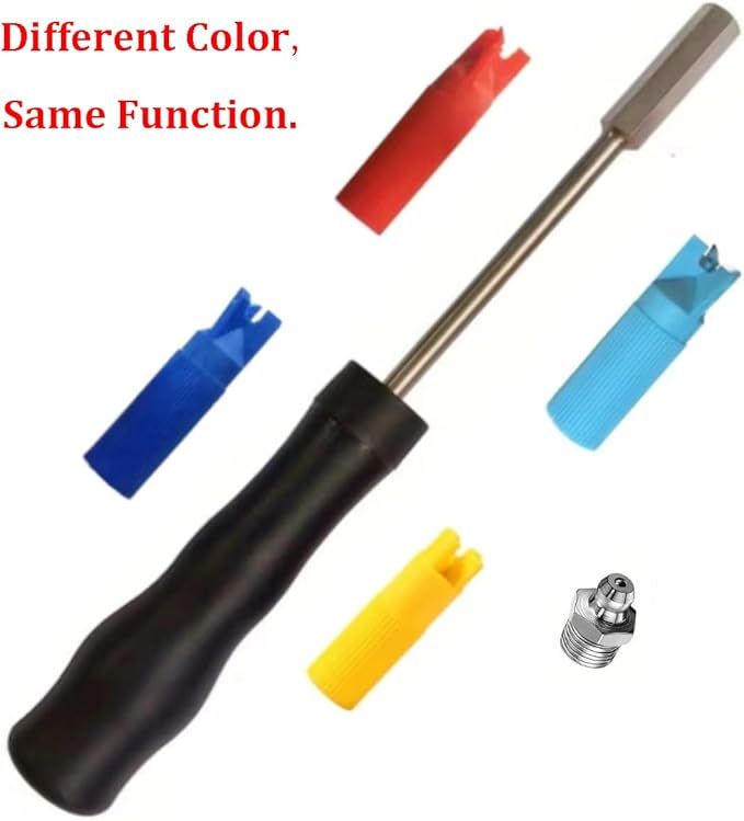 Grease Zerk Cleaner, Grease Fittings Cleaning Tools, New Grease Kits to Make Greasing Easier Cleaner, Vehicle Repair Tool (LTL30041)