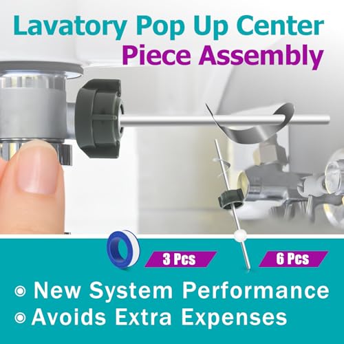 6 Pcs Lavatory Pop Up Center Piece Assemblies Compatible - Image 3