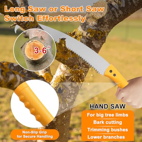 9.5FT Manual Pole Saw -Lightweight Tree Trimmer | Power Tool Accessori - Image 6