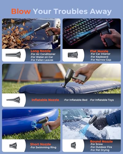 Compressed Air Duster Electric 150000RPM Super Power Mini Air - Image 6