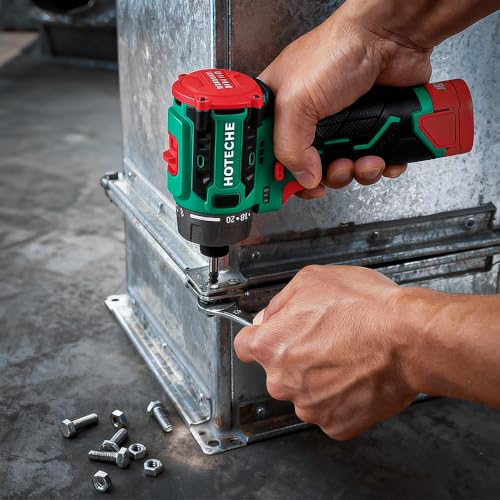 Hoteche Cordless Brushless Screwdriver - 2.0Ah Battery | Hand Tools - Image 3