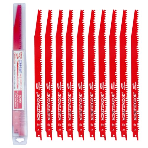 12 Inch Wood Pruning Reciprocating Saw Blades for Trees, 10pcs - Image 2