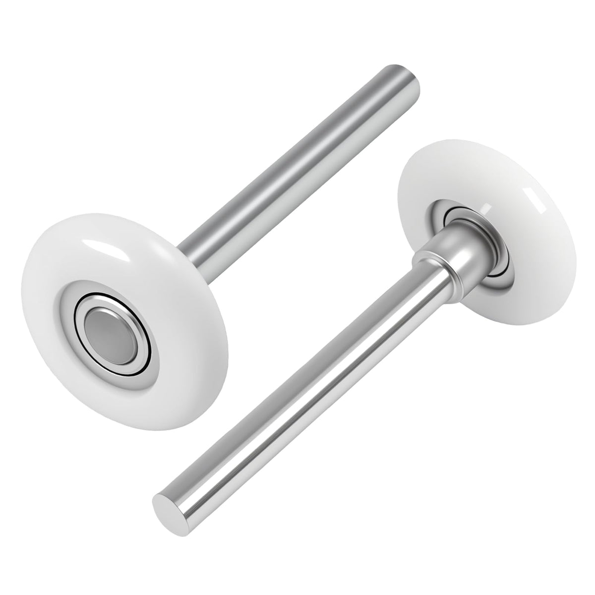 Nylon Garage Door Rollers, 2pcs 1.8Inch Quiet Garage Door Wheels - Image 1